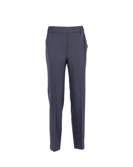 Shop ANTONELLI  Pantalone: Antonelli pantalone in lana blu.
Vita alta.
Coulisse.
Tasche laterali.
Tasche posteriori a filo.
Vestibilità regolare.
Composizione: 53% Poliestere 43% Lana Vergine 4% Elastan.
Fabbricato in Italia.. SIDRO H8809K 870B-812